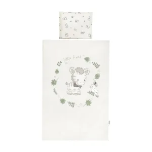 Set lenjerie de pat Lorelli Cosy Ranforce 3 piese Jungle Bej