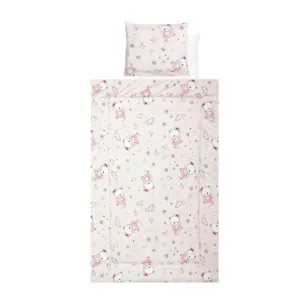 Set lenjerie de pat Lorelli Ranforce Ursulet balerina 4 piese