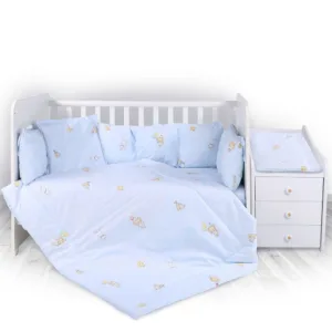 Set lenjerie de pat Lorelli Ranforce blue