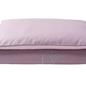 Set lenjerie din bumbac cu protectie laterala pentru pat bebelusi Butterfly Pink 120 x 60 cm