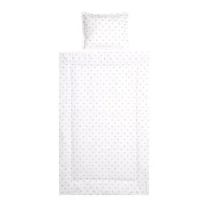 Set lenjerie pat 3 piese bumbac ranforce Cosy Crowns Latte