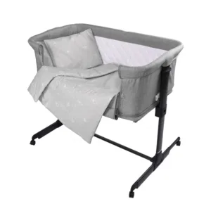 Set lenjerie pat 5 piese Eva bumbac ranforce Little Bear Grey