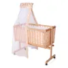 Set lenjerie pat 7 piese Eva  pentru pat balansoar Beige Stars