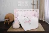 Set lenjerie pat 7 piese Lily bumbac ranforce Pink Ballerina Bear