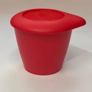 Set lingurita de voiaj pliabila si recipient hrana roz