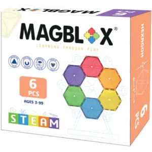 Set magnetic de constructie transparente