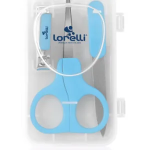 Set manichiura bebe 3 piese cu suport blue