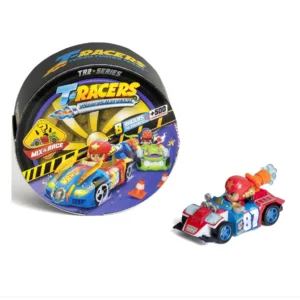 Set masinuta cu o figurina T-Racers Turbo Tuning Teams Seria 2