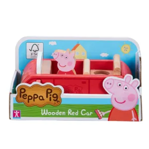 Set masinuta din lemn cu figurina