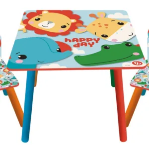 Set masuta si 2 scaunele Fisher Price Happy Day