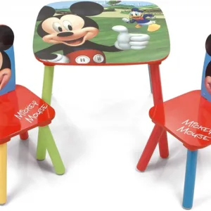 Set masuta si 2 scaunele Mickey Mouse