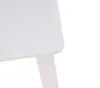 Set masuta si 2 scaunele cu spatar pentru copii Ginger Home White din lemn