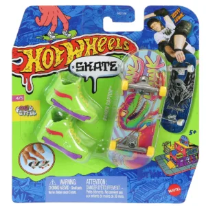 Set mini placa skateboard cu pantofi