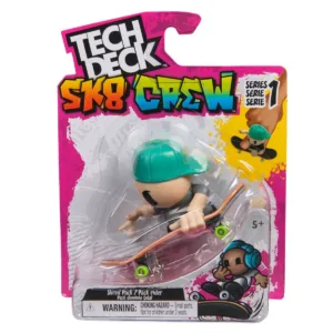 Set mini skateboard cu figurina