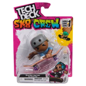 Set mini skateboard cu figurina