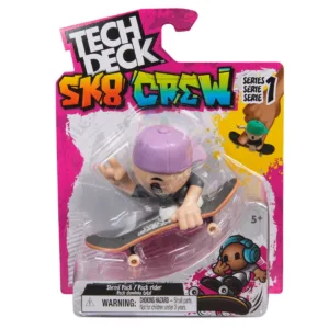 Set mini skateboard cu figurina