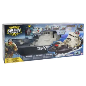Set nava de lupta cu 2 figurine soldati