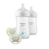 Set nou nascut 2 biberoane 260 ml si 2 suzete Avent Ultra Air Natural Response 0-6 luni Sea