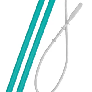 Set paie si perie Minikoioi 100 premium silicone aqua green