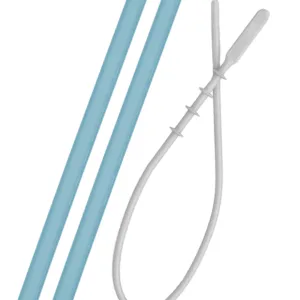 Set paie si perie Minikoioi 100 premium silicone mineral blue