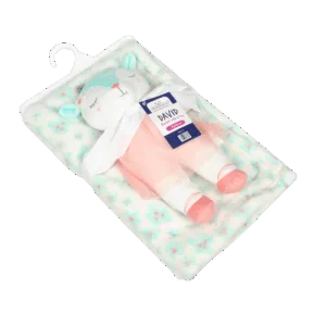 Set paturica Carol Baby Blanket si jucarie de plus Goat 02