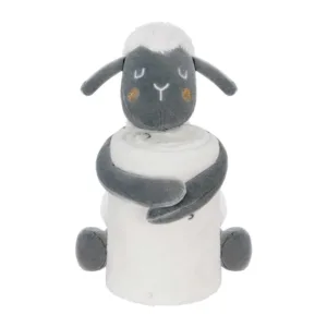 Set paturica cu jucarie Kikka Boo Sleepy Sheeps 70x100 cm