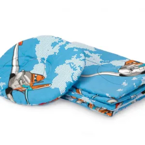 Set paturica si pernuta pentru formarea capului bebelusului SomnArt Aviator