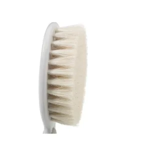 Set perie din peri naturali si pieptene Jane bej