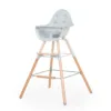 Set picioare cu suport pentru scaun de masa Childhome Evolu NaturalMenta