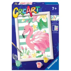 Set pictura pe numere Ravensburger CreArt Flamingo