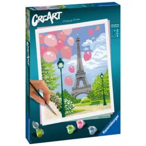 Set pictura pe numere Ravensburger CreArt Paris 24x30 cm