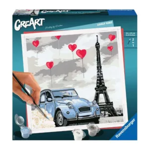 Set pictura pe numere Ravensburger CreArt Paris