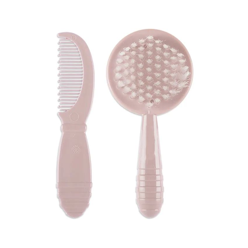 Set pieptan si perie 0 luni+ My Friend Mellow Rose