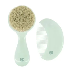 Set pieptene si perie Kikka Boo Savana Verde menta