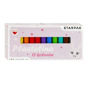 Set plastilina 12 culori Starpak Rabbit
