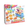 Set plastilina cu accesorii CrazArt Softee Food Truck