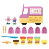Set plastilina cu accesorii Hasbro Play Doh Peppa Pig Rulota de inghetata