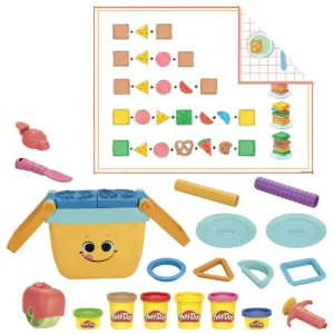Set plastilina picnic cu cosulet si forme Hasbro Play Doh