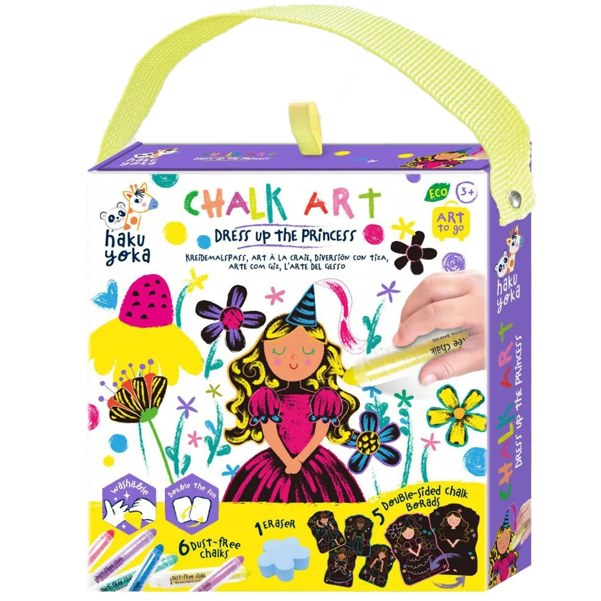 Set portabil de desen cu creta