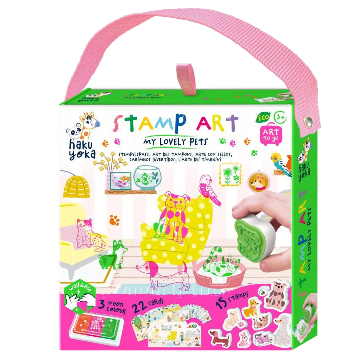 Set portabil de stampile