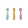 Set pre-lingurite din silicon pentru diversificare bebelusi blossom