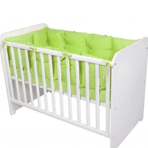 Set protectii laterale pentru pat 4 piese 60 x 120 cm Green