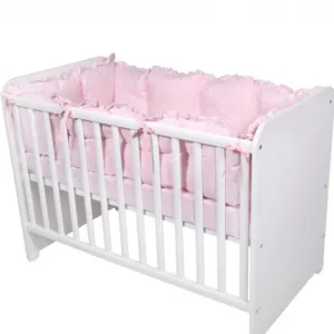 Set protectii laterale pentru pat 4 piese 60 x 120 cm Pink