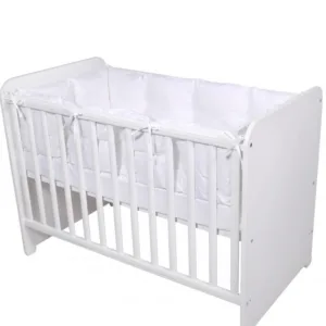 Set protectii laterale pentru pat 4 piese 60 x 120 cm White