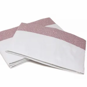 Set protectii patut Marshmellow spots KidsDecor din bumbac 50 x 100 cm