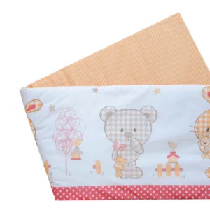 Set protectii patut Sweet Dreams din bumbac 70x120 cm