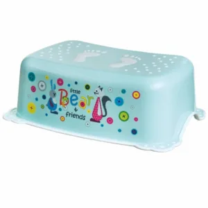 Set reductor toaleta cu capac moale si inaltator antiderapant Maltex baby bear and friends mint