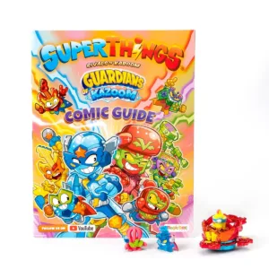 Set revista cu 3 figurine si 1 vehicul