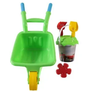 Set roaba cu 5 jucarii de nisip Verde