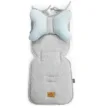 Set salteluta si pernuta pentru carucior Floo for Baby Pad Blue
